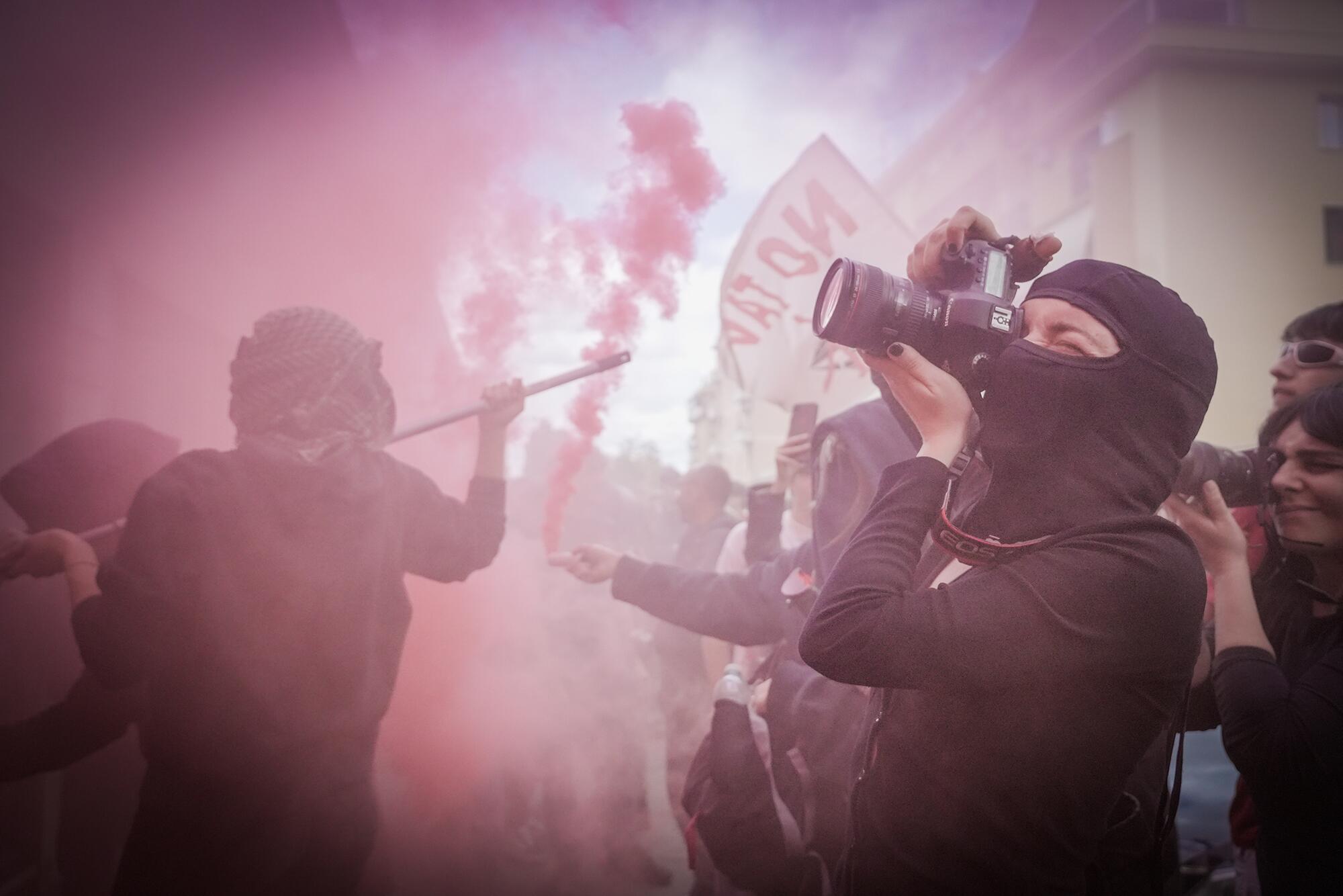 Manifestación antifascista en Roma - 5
